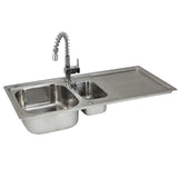 Kukoo Steel Sink and Rainbow Tap - Used - Good