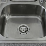 Kukoo Steel Sink and Rainbow Tap - Used - Acceptable