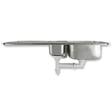 Kukoo Steel Sink and Rainbow Tap - Used - Good