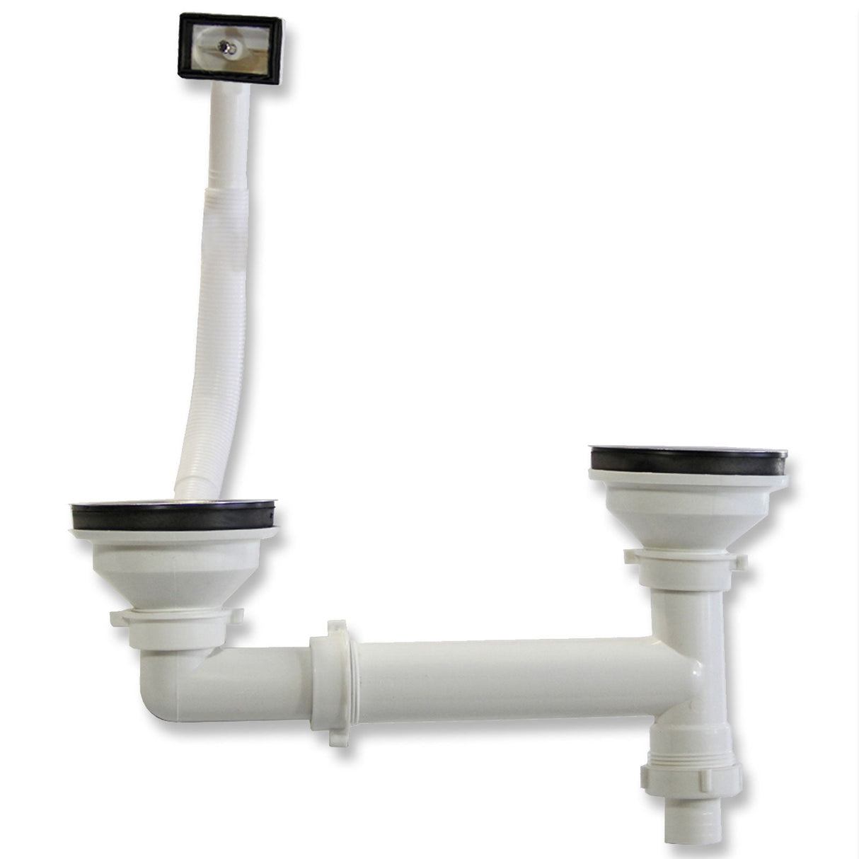 Kukoo Steel Sink and Rainbow Tap - Used - Acceptable