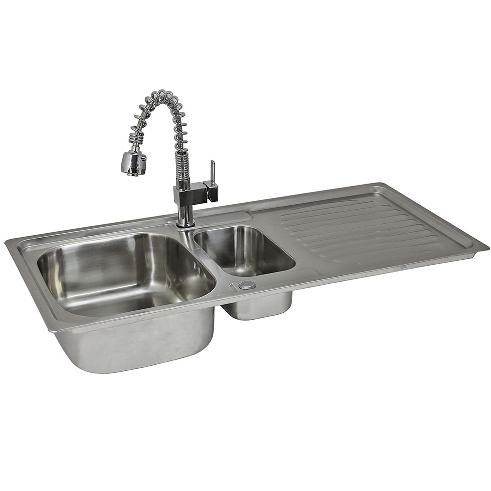 Premium Stainless Steel Kitchen Sink & Padstow Tap - Used - Very Good