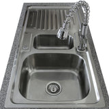 Premium Stainless Steel Kitchen Sink & Padstow Tap - Used - Acceptable