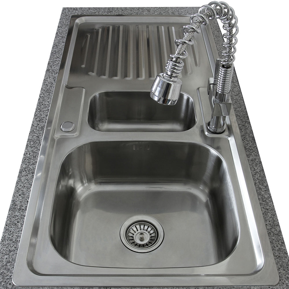 Premium Stainless Steel Kitchen Sink & Padstow Tap - Used - Very Good