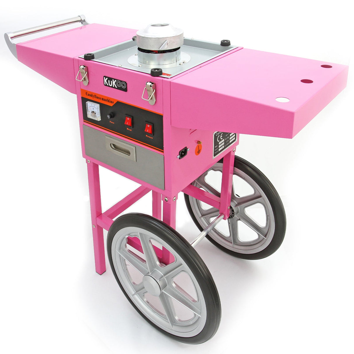 KuKoo Candy Floss Machine With Cart - Used - Very Good