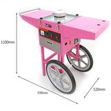 KuKoo Candy Floss Machine With Cart - Used - Very Good