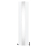 Flat Mirror Radiator & Valves - 1800mm x 425mm - White - Used - Acceptable