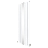 Flat Mirror Radiator & Valves - 1800mm x 565mm - White - Used - Acceptable