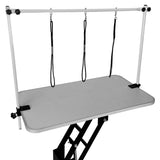Black Hydraulic Grooming Table - Grey Table Top - Used - Acceptable