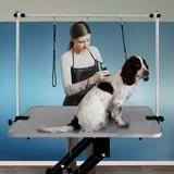 Black Hydraulic Grooming Table - Grey Table Top - Used - Acceptable