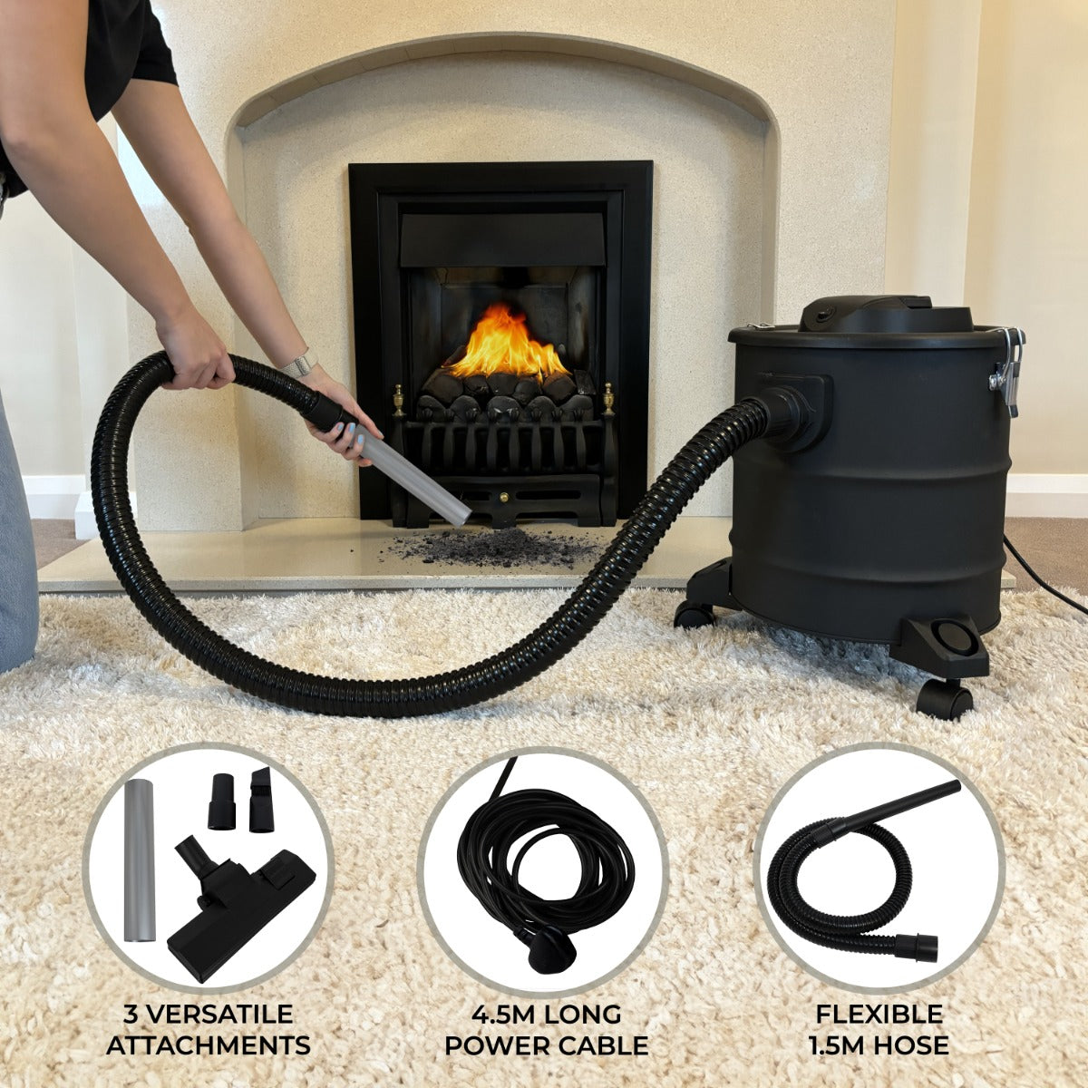 20L Ash Vacuum Cleaner - Used - Good