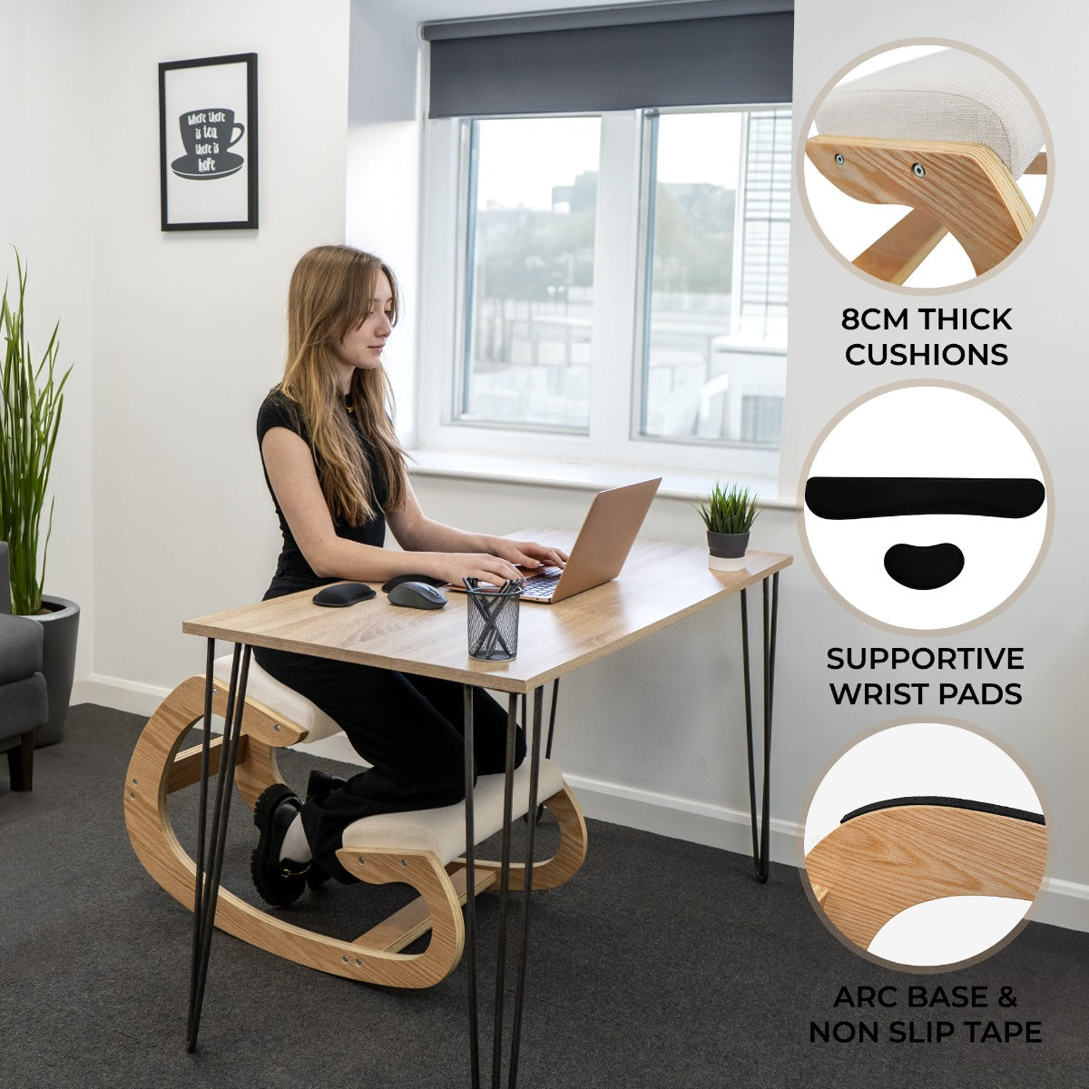Ergonomic Kneeling Chair - Used - Acceptable