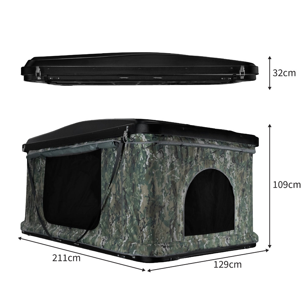 Car Roof Tent – Camouflage - Used - Good