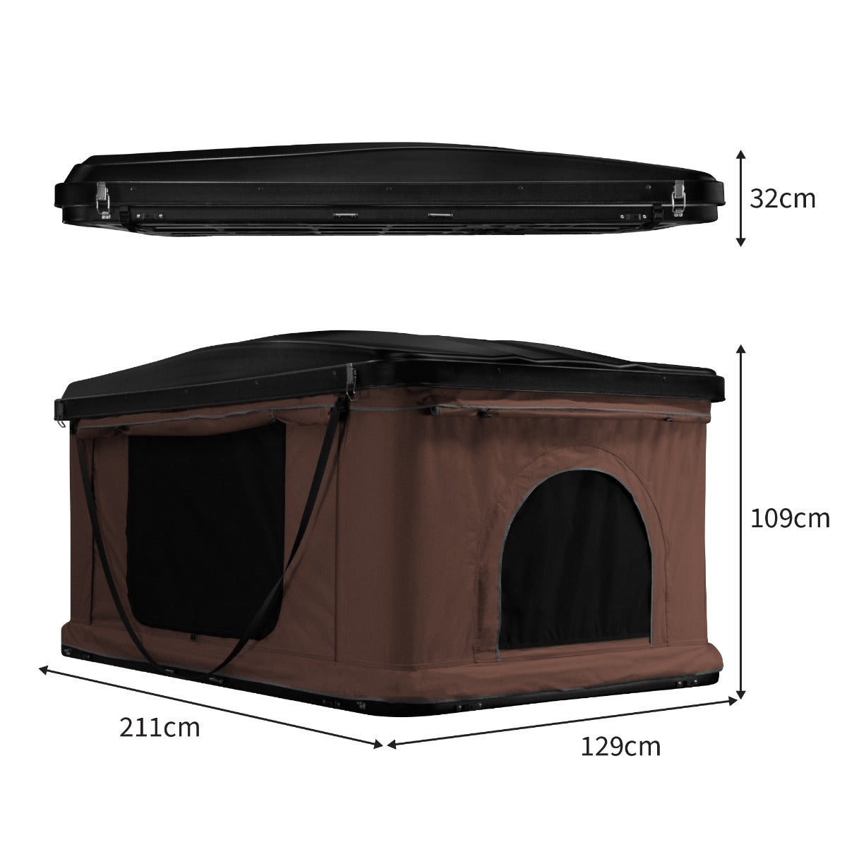 Car Roof Tent - Brown - Used - Very Good