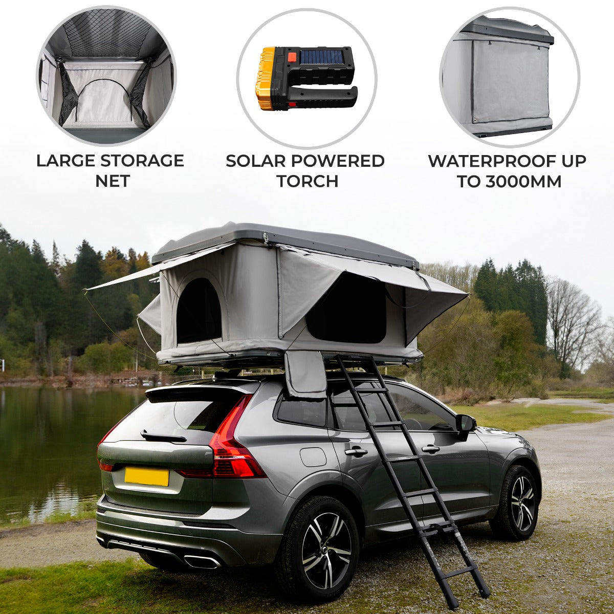 Car Roof Tent - Grey - Like New