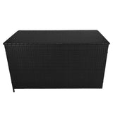 Rattan Cushion Storage Box - Black - Used - Good