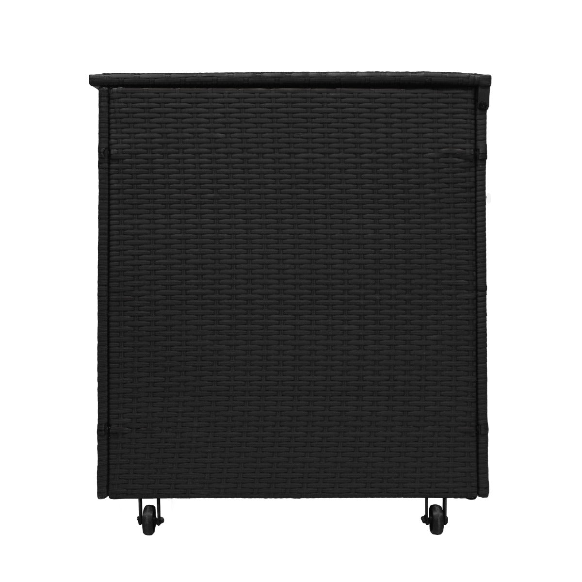 Rattan Cushion Storage Box - Black - Used - Good
