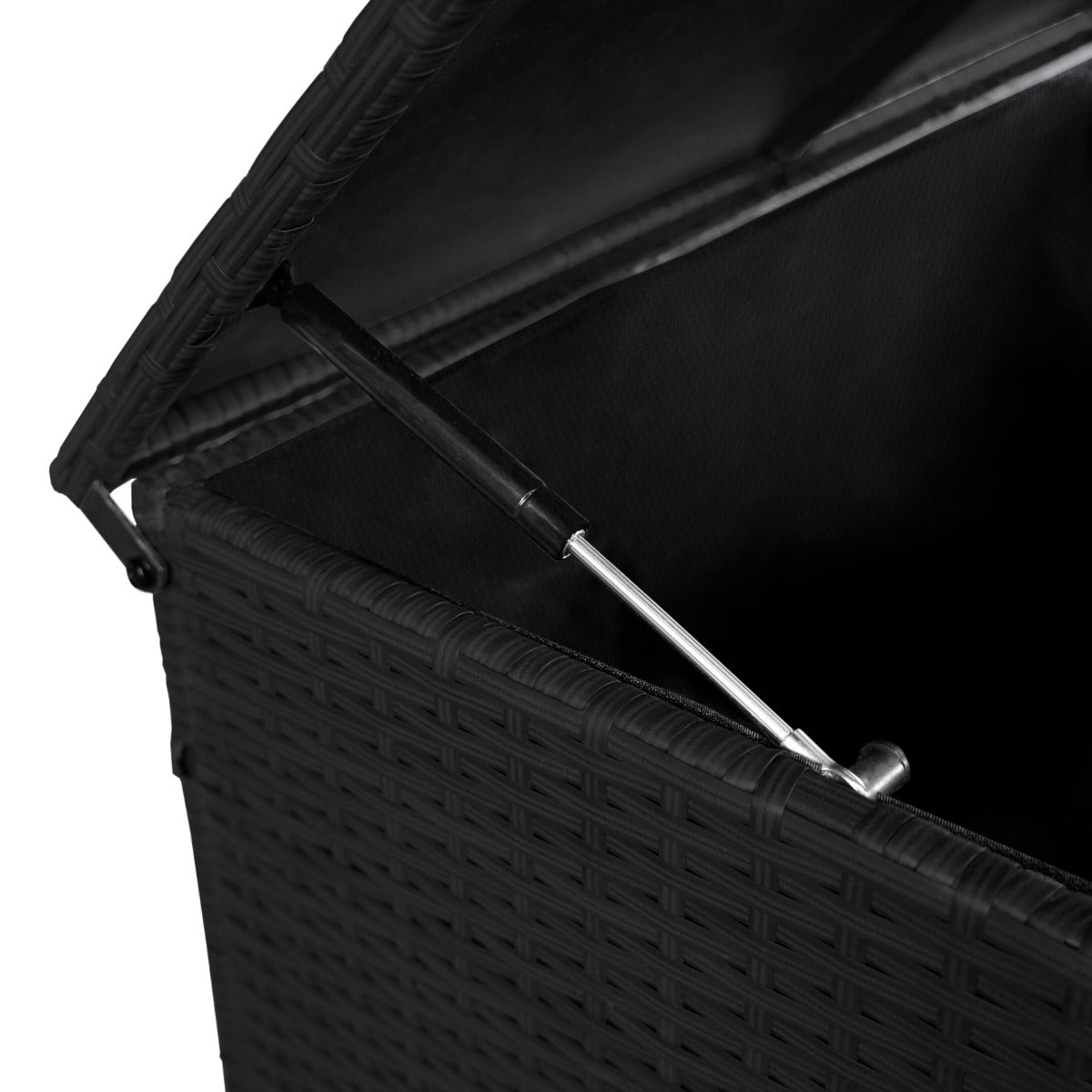 Rattan Cushion Storage Box - Black - Used - Good