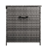Rattan Cushion Storage Box - Grey - Used - Very Good
