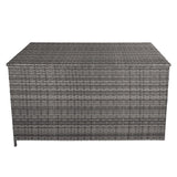 Rattan Cushion Storage Box - Grey - Used - Good