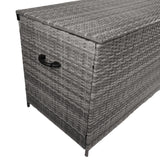 Rattan Cushion Storage Box - Grey - Used - Very Good