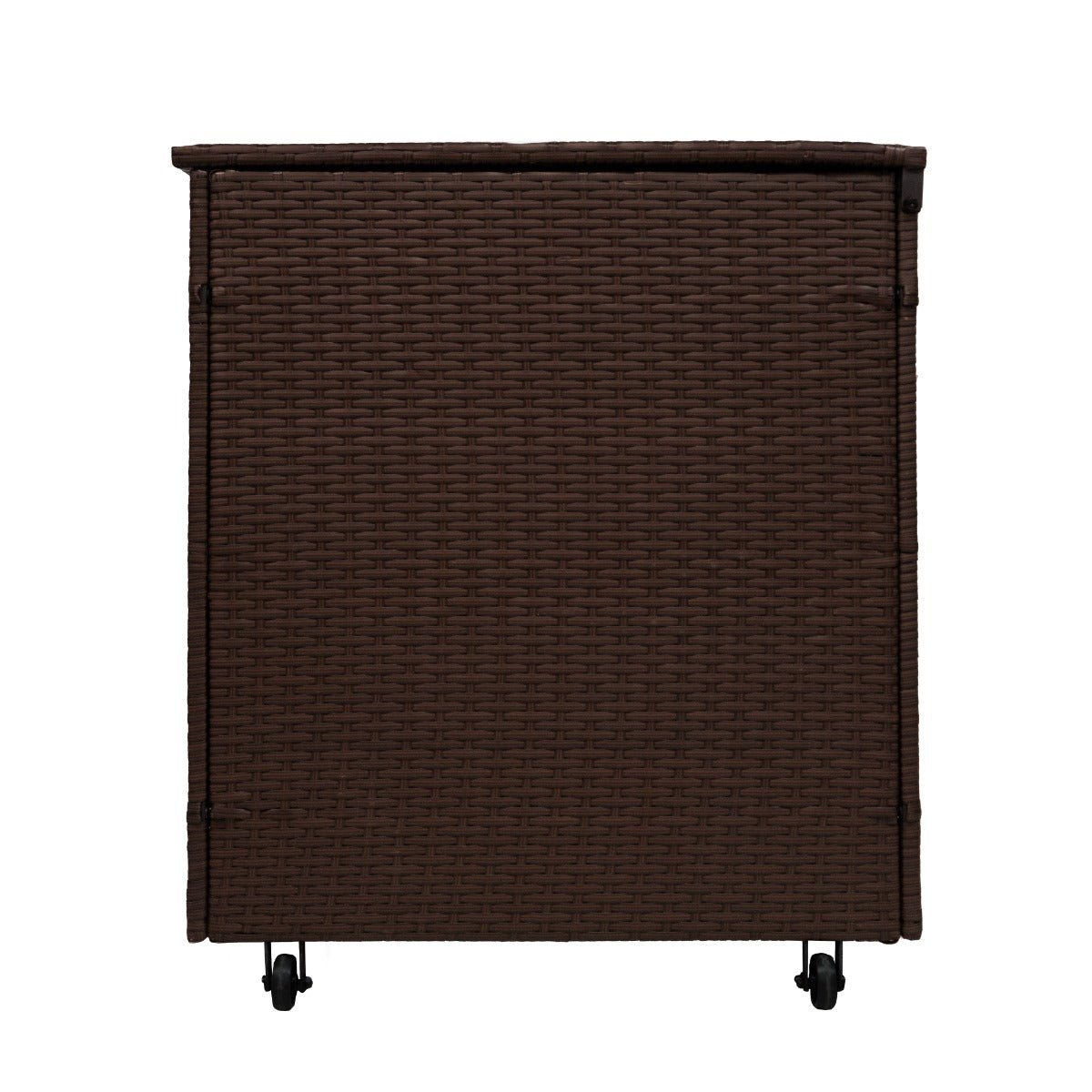 Rattan Corner Set & Cushion Storage Box - Brown - Used - Good