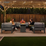 Modular Garden Furniture Set With Fire Pit - Used - Very Good