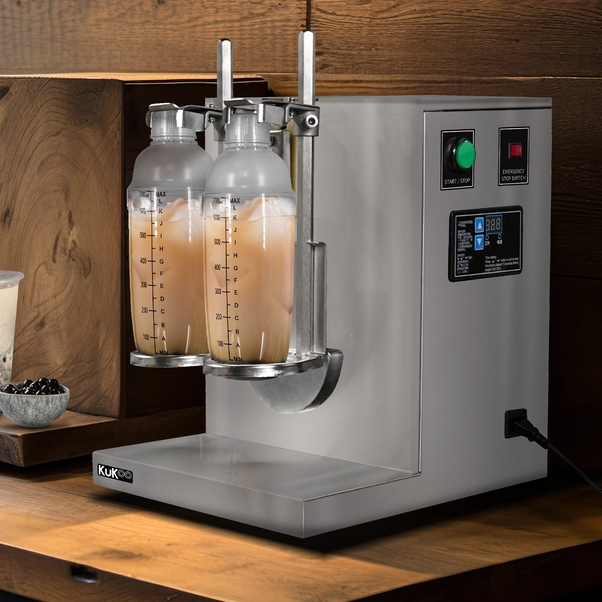 Automatic Bubble Tea Shaker & 2 Shakers - Used - Acceptable