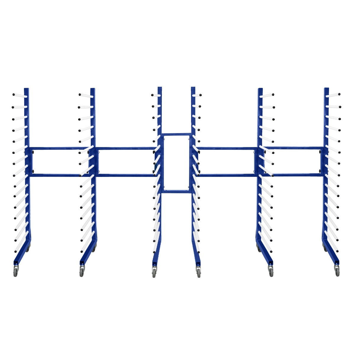 Combi Spray Drying Rack Trolley x 3 & 2 Connectors - Used - Acceptable