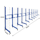 Combi Spray Drying Rack Trolley x 5 & 4 Connectors - Like New