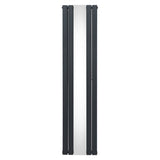 Flat Mirror Radiator - 1800mm x 425mm - Anthracite Grey - Used - Acceptable