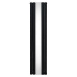 Flat Mirror Radiator - 1800mm x 425mm - Black - Used - Very Good