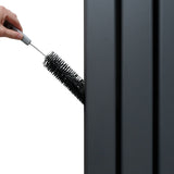 Flat Mirror Radiator - 1800mm x 565mm - Anthracite Grey - Used - Very Good