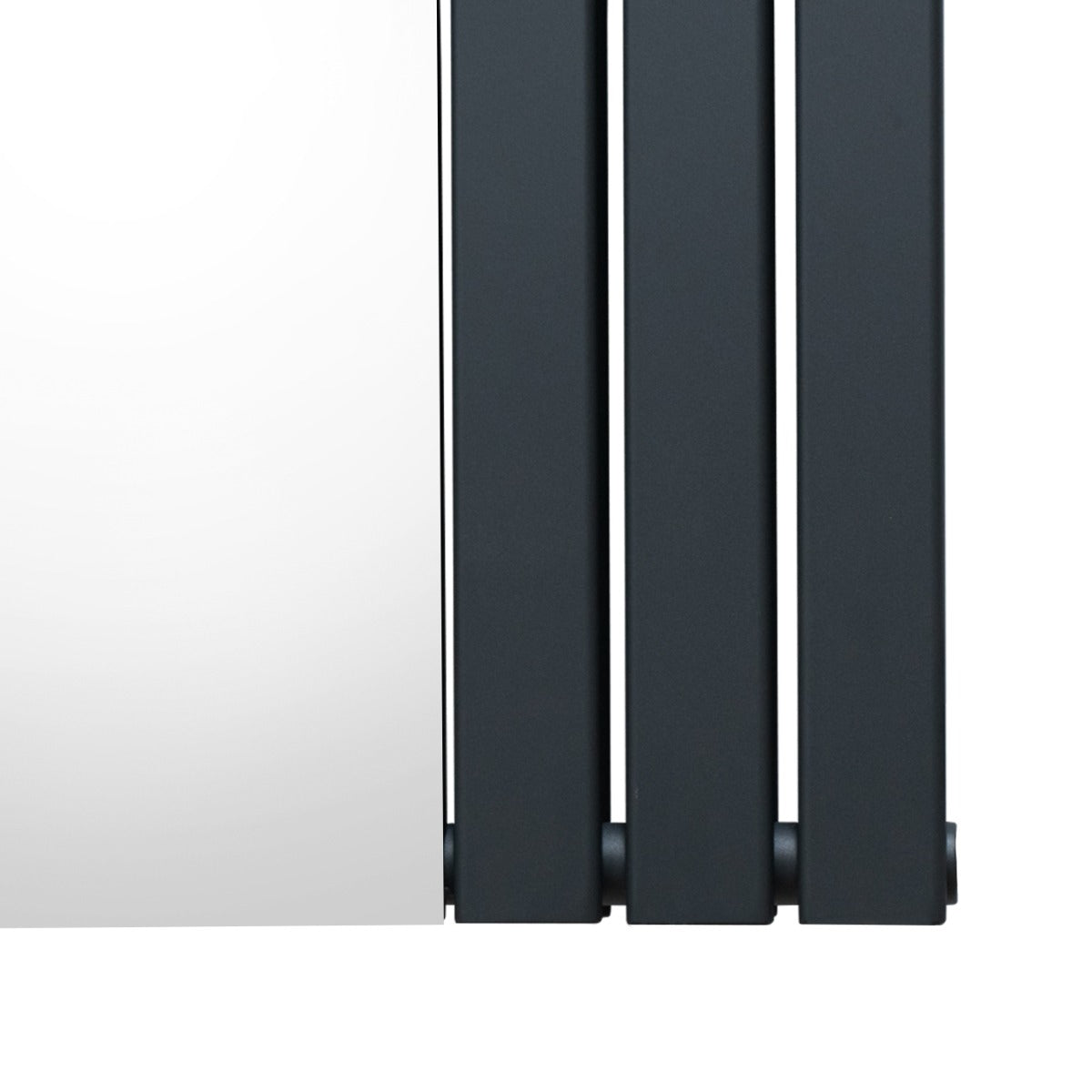 Flat Mirror Radiator - 1800mm x 565mm - Anthracite Grey - Used - Very Good