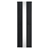 Flat Mirror Radiator - 1800mm x 565mm - Black - Like New