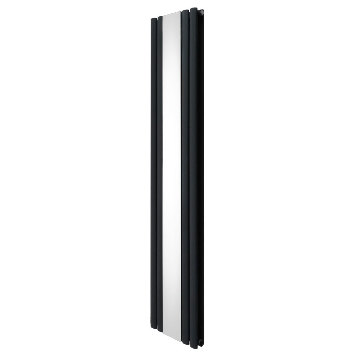 Oval Mirror Radiator - 1800mm x 380mm - Anthracite Grey - Used - Very Good