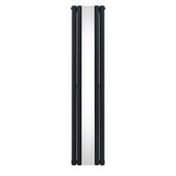 Oval Mirror Radiator - 1800mm x 380mm - Anthracite Grey - Used - Very Good