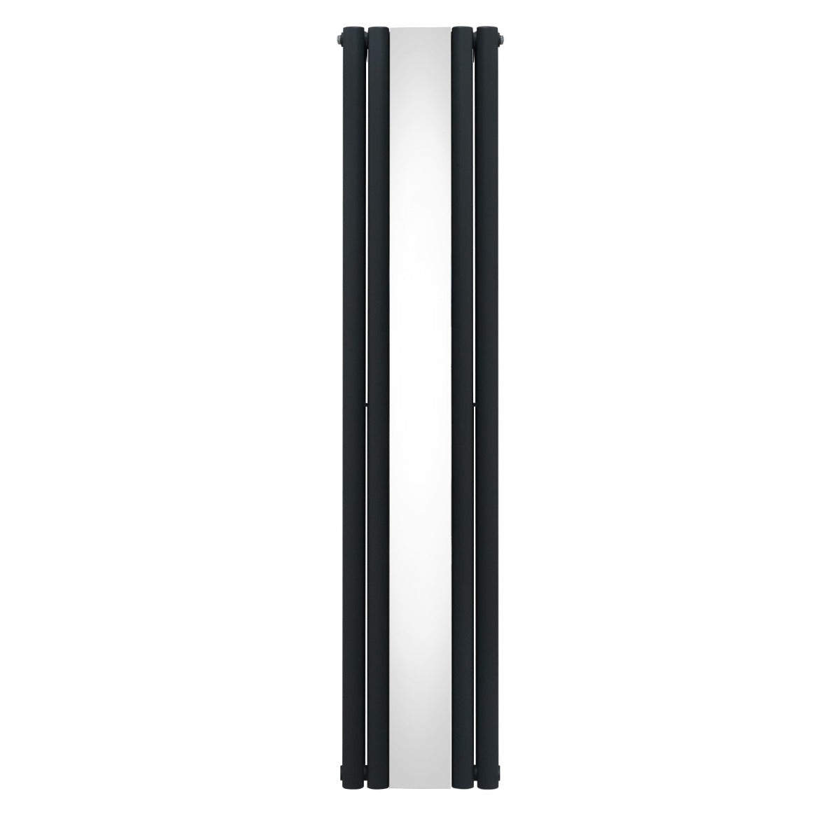 Oval Mirror Radiator - 1800mm x 380mm - Anthracite Grey - Used - Good
