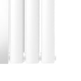 Oval Mirror Radiator - 1800mm x 380mm - White - Used - Good