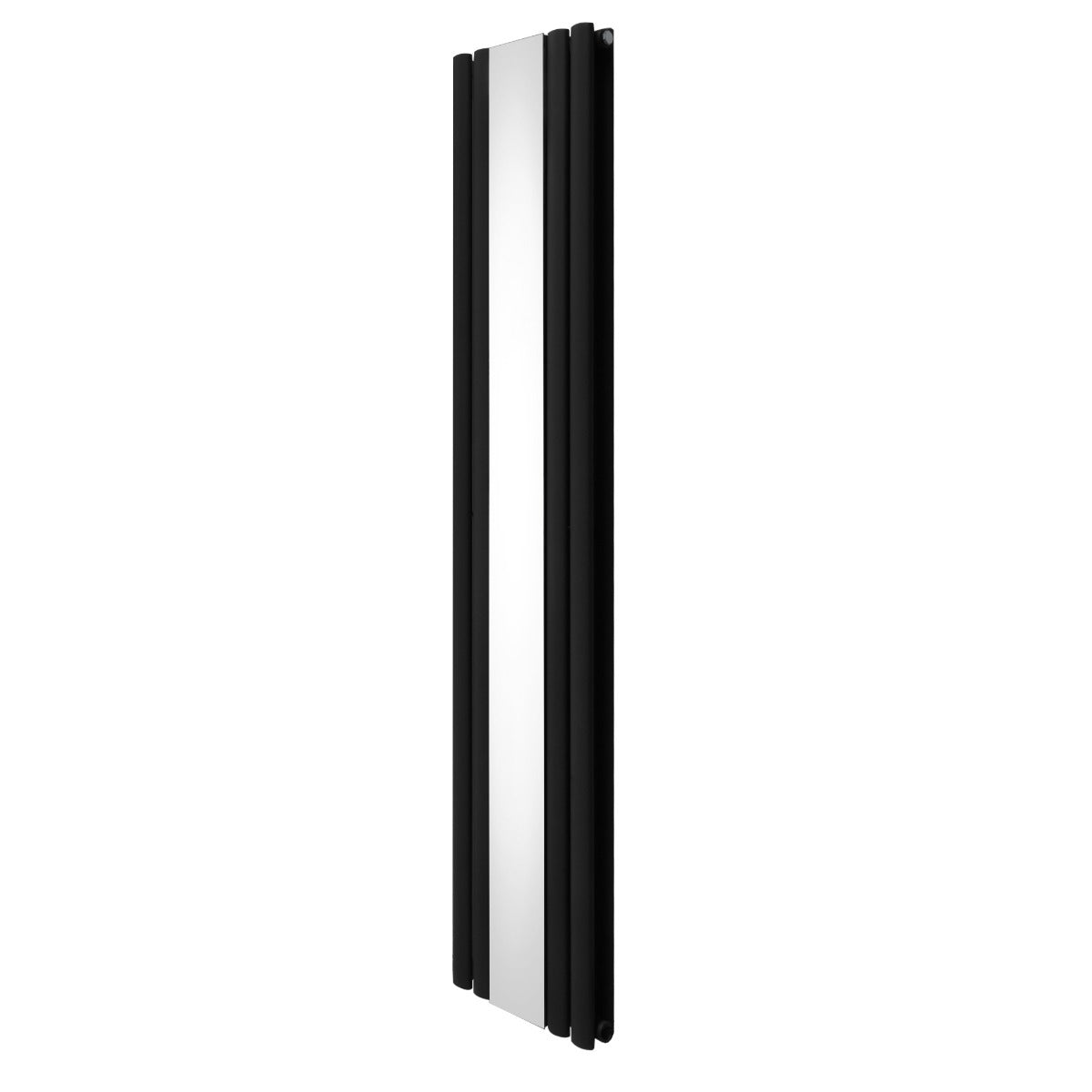 Oval Mirror Radiator - 1800mm x 380mm - Black - Used - Good