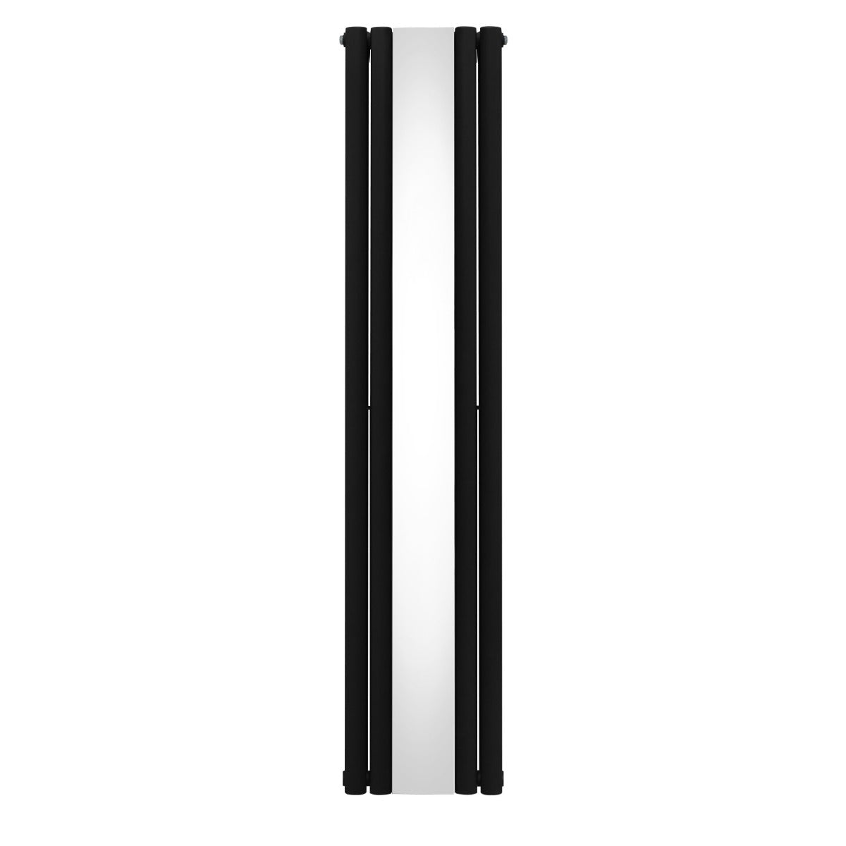 Oval Mirror Radiator - 1800mm x 380mm - Black - Used - Acceptable