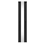 Oval Mirror Radiator - 1800mm x 380mm - Black - Used - Good