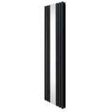 Oval Mirror Radiator - 1800mm x 500mm - Anthracite Grey - Used - Good
