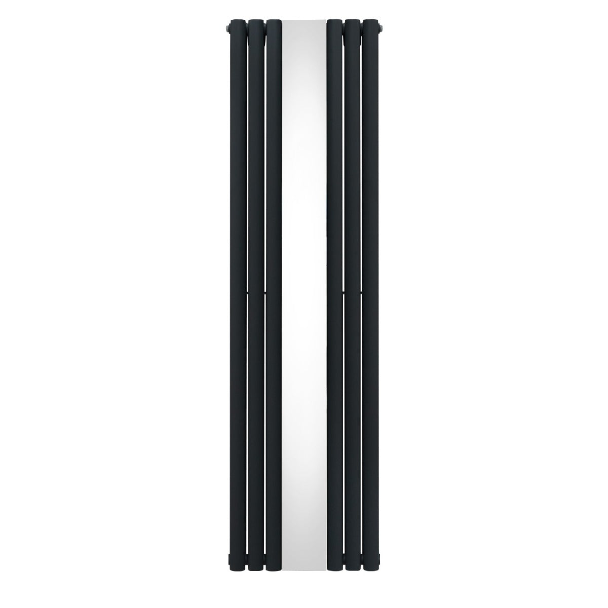 Oval Mirror Radiator - 1800mm x 500mm - Anthracite Grey - Used - Good