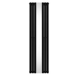 Oval Mirror Radiator - 1800mm x 500mm - Black - Used - Good