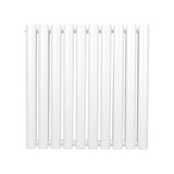 Oval Column Radiator – 600mm x 600mm - White - Used - Very Good