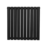 Oval Column Radiator – 600mm x 600mm - Black - Used - Acceptable