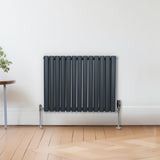 Oval Column Radiator – 600mm x 780mm – Anthracite Grey - Used - Very Good