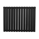 Oval Column Radiator – 600mm x 780mm – Black - Used - Acceptable