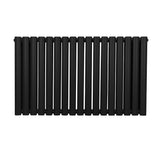 Oval Column Radiator – 600mm x 1020mm – Black - Used - Acceptable