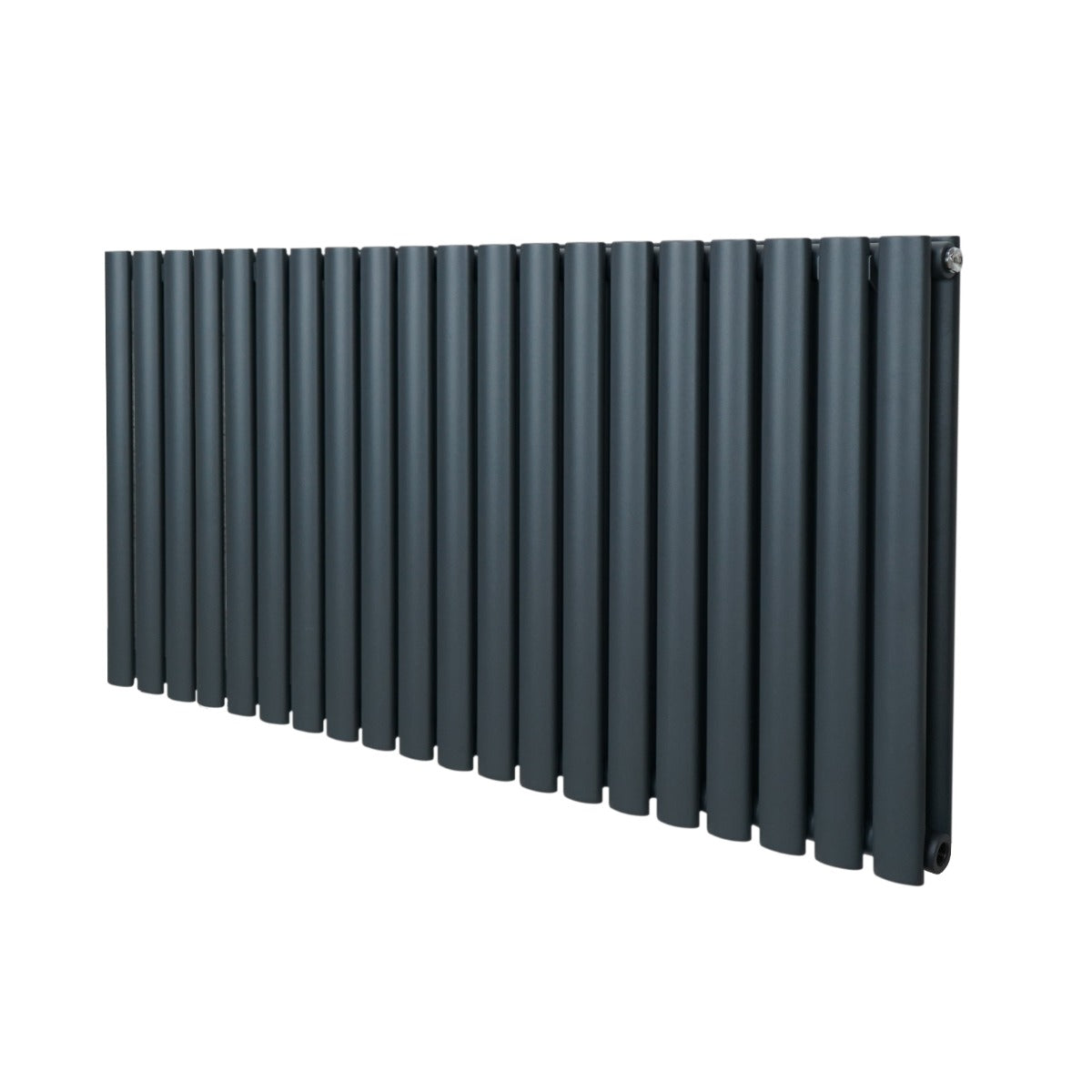 Oval Column Radiator – 600mm x 1200mm – Anthracite Grey - Used - Very Good